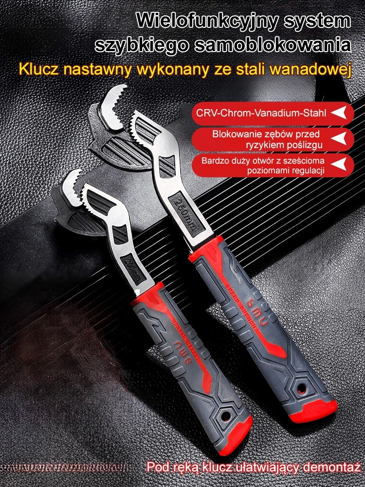 Wielofunkcyjny klucz nastawny