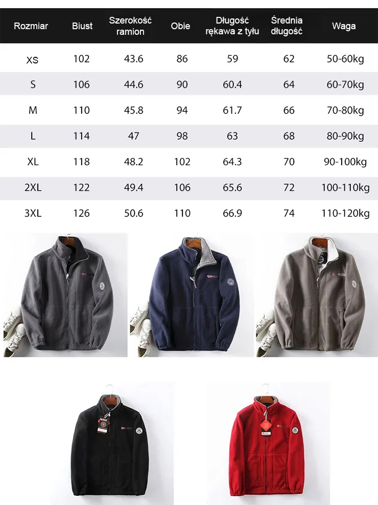 【Norweska marka premium outdoorowa】Kurtka polarowa dwustronna ✨99% kaszmiru✨ Ocena ciepła do -20°C