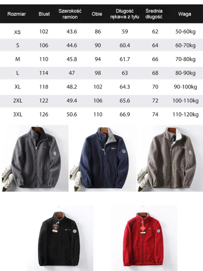 【Norweska marka premium outdoorowa】Kurtka polarowa dwustronna ✨99% kaszmiru✨ Ocena ciepła do -20°C