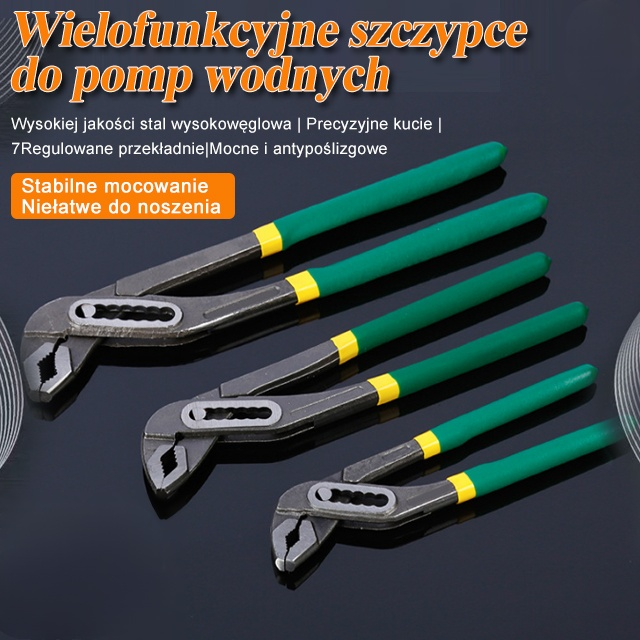 Wielofunkcyjne szczypce do pomp wodnych