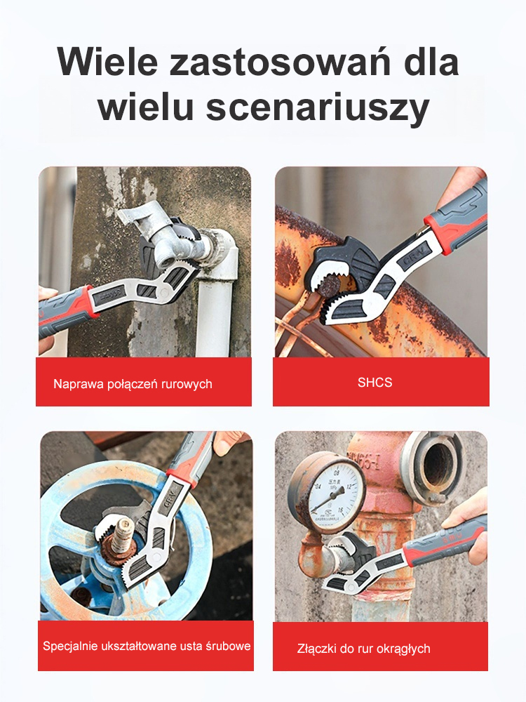 Wielofunkcyjny klucz nastawny