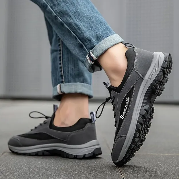 (👨‍⚕️Medical Certification®️) Men's Comfortable Orthopedic Shoes Waterproof Hiking Shoes Sneakers [Effect: Relieves Foot Pain]