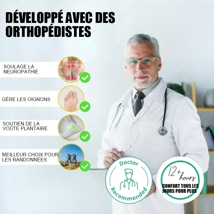 (👨‍⚕️Medical Certification®️) Men's Comfortable Orthopedic Shoes Waterproof Hiking Shoes Sneakers [Effect: Relieves Foot Pain]