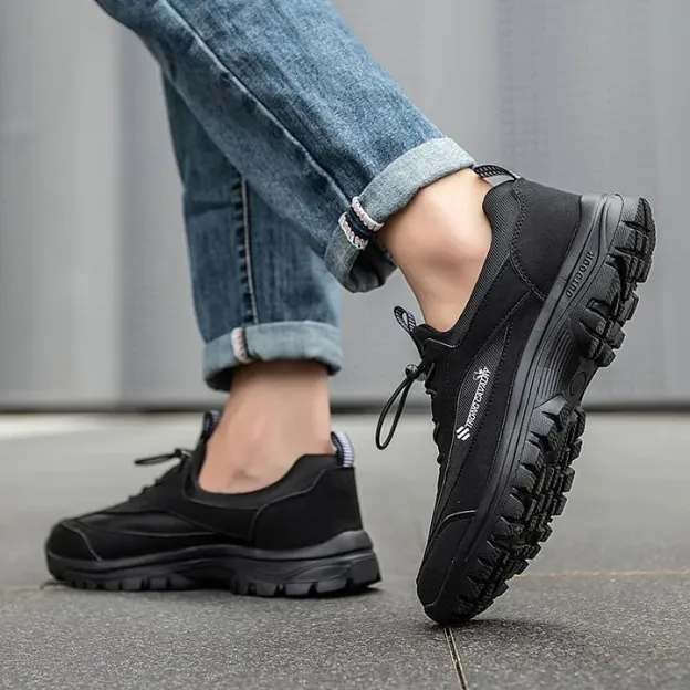 (👨‍⚕️Medical Certification®️) Men's Comfortable Orthopedic Shoes Waterproof Hiking Shoes Sneakers [Effect: Relieves Foot Pain]