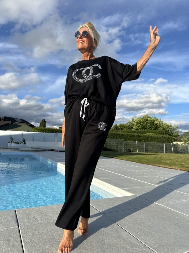 ⏳Oferta ograniczona czasowo! ⏰Damski dwuczęściowy zestaw casualowy, jednokolorowa bluzka i luźne spodnie