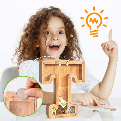 🎄Christmas Sale 49% OFF🎁Personalized Boys/Girls Piggy Bank-Wood Gift For Kids😘
