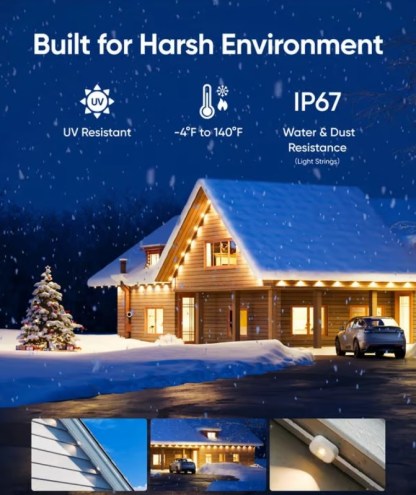 ⏰Last Day Clearance Sale🌈Smart Rainbow LED Permanent Outdoor Light