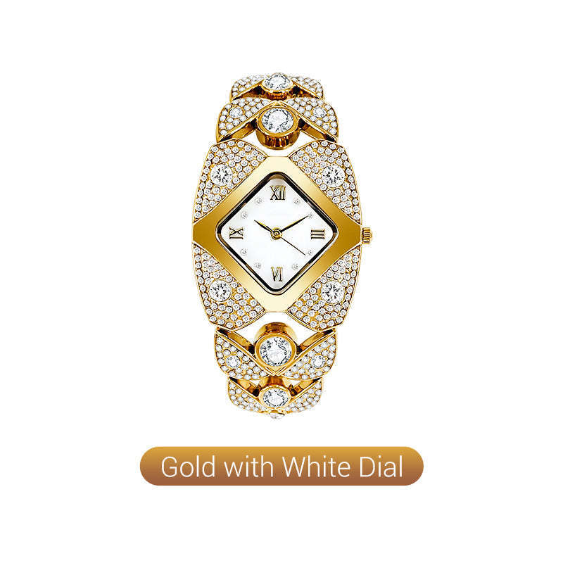 💖LAST DAY SALE 50% OFF💖Retro Quartz Watch with Sparkling Rhinestones⌚