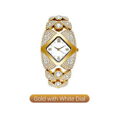 💖LAST DAY SALE 50% OFF💖Retro Quartz Watch with Sparkling Rhinestones⌚