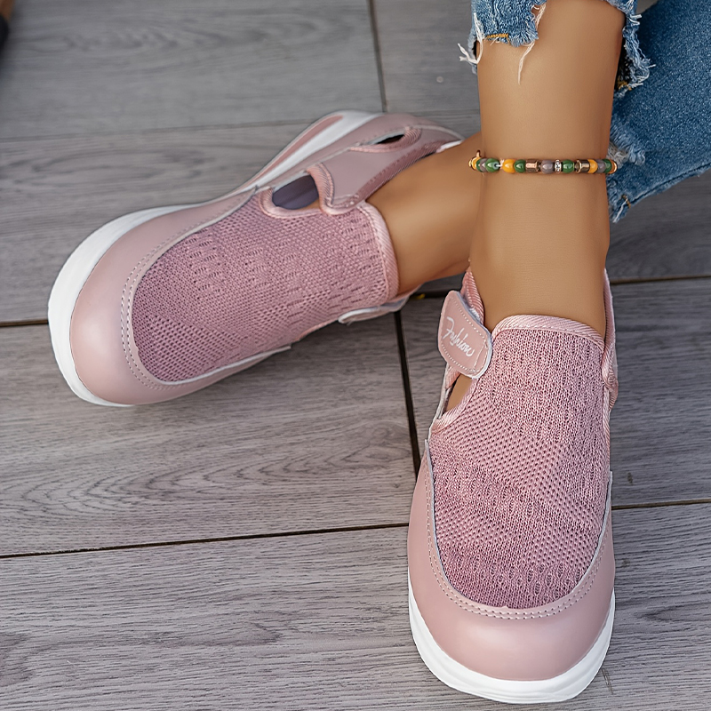 🔥Promocja ostatniego dnia – 50% zniżki - Damskie oddychające sneakersy ortopedyczne z siateczką i zapięciem na rzep