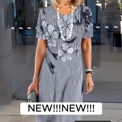 🔥👗Damska sukienka z nadrukiem na co dzień