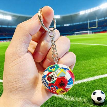 ⚽🏆 Trophy & Ball Keychain