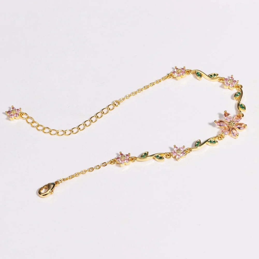 🔥2026 NEW ARRIVAL🔥 -Flower Bracelet（Perfect jewelry and gifts）