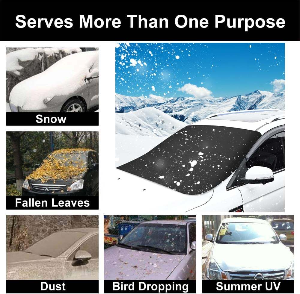 🚗 50% OFF! 🛡️2025 Upgraded Car Windshield Magnetic Snow Cover❄️