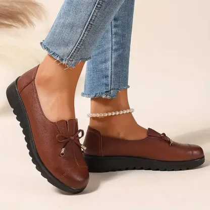 🔥Ostatni dzień 50% zniżki – Damskie codzienne skórzane buty ortopedyczne