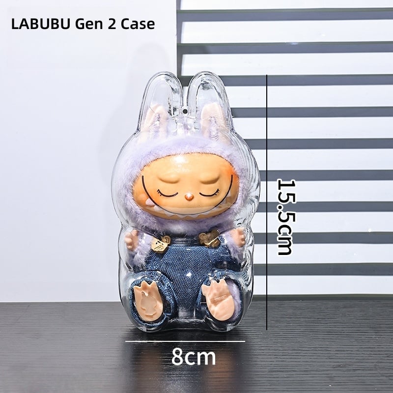 Clear Bag Keychain For LABUBU Plush Doll
