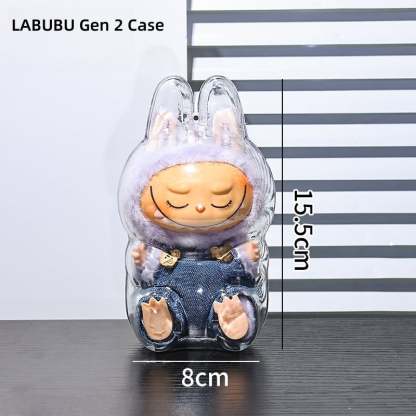 Clear Bag Keychain For LABUBU Plush Doll