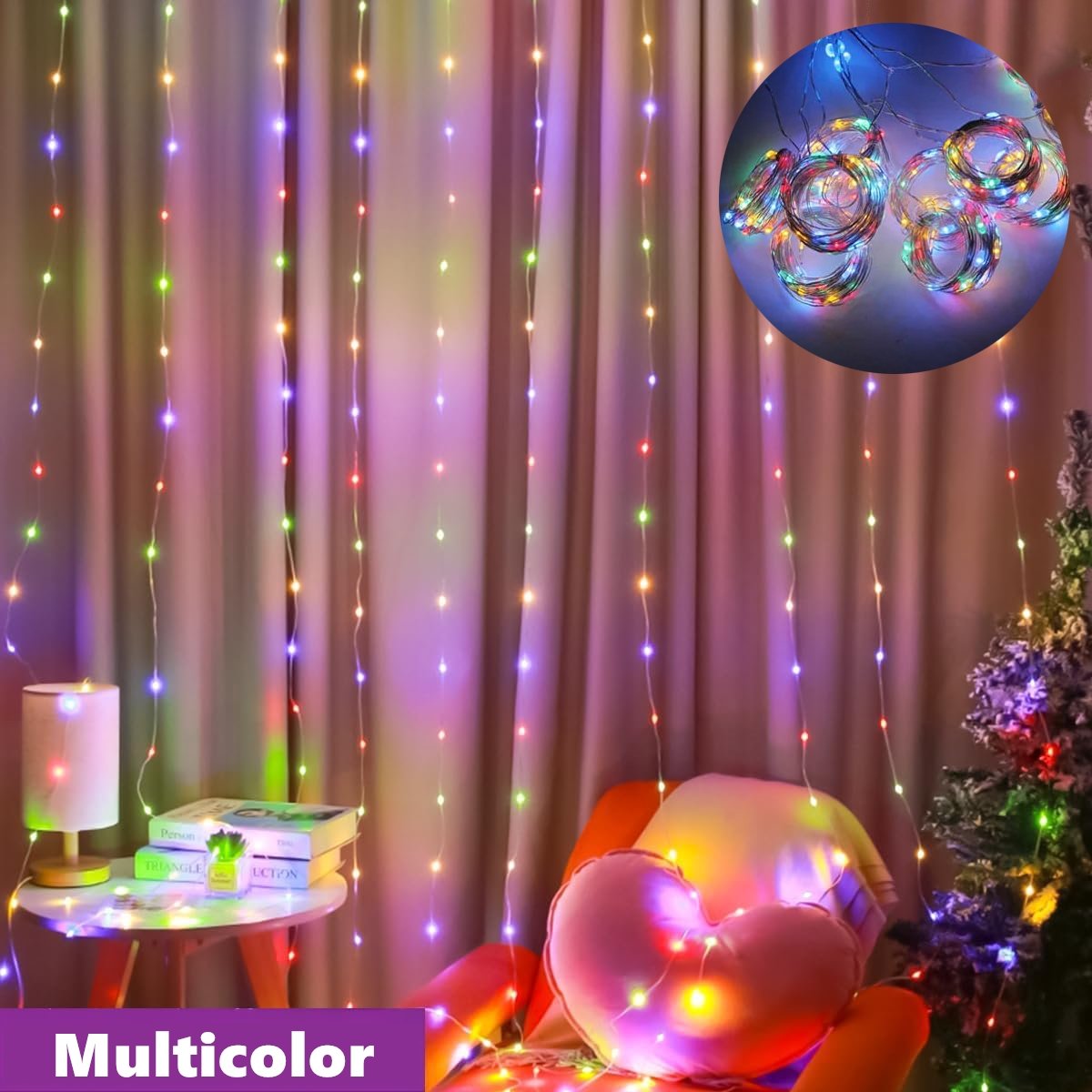 🎄Wyprzedaż świąteczna 49% TANIEJ🔥Lampki LED Curtain Fairy Lights