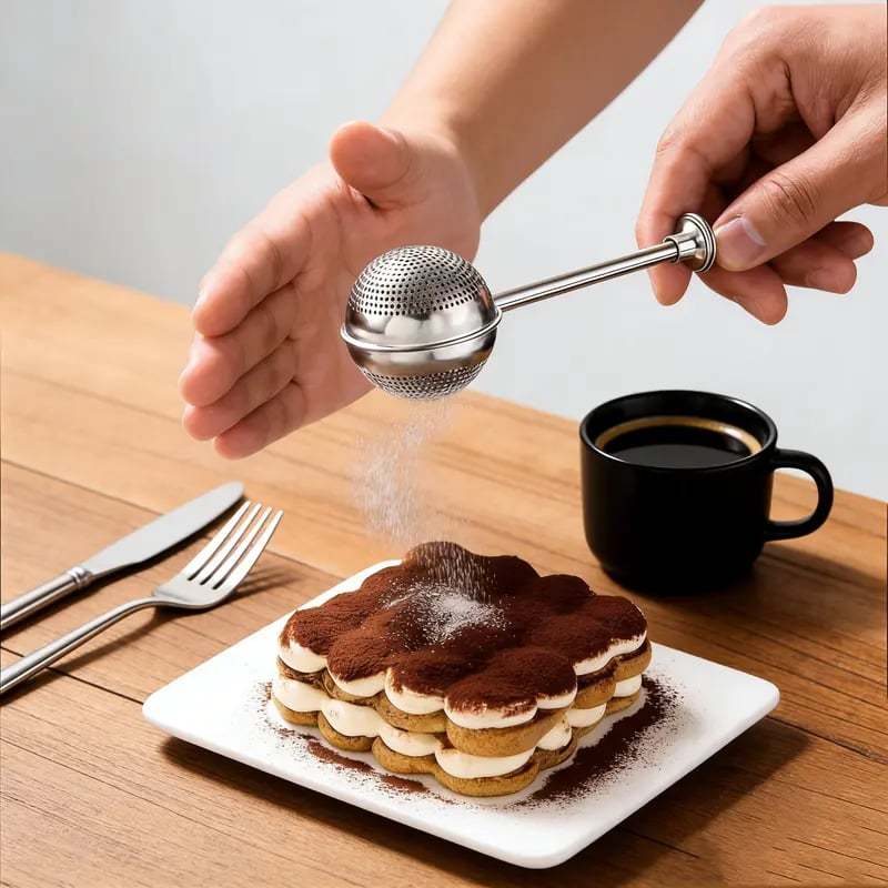 🔥LAST DAY 49% OFF - 🛠️🔥Multifunctional Stainless Steel Powder Sifter