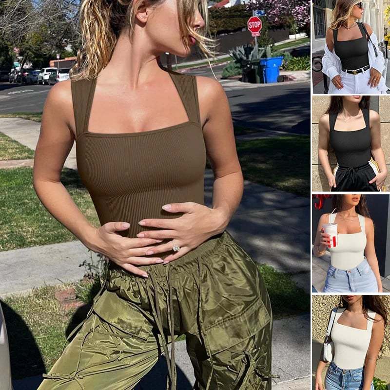 🏆Last Day 49% OFF🔥✨Sleeveless Tummy Control Tank Tops Bodysuits