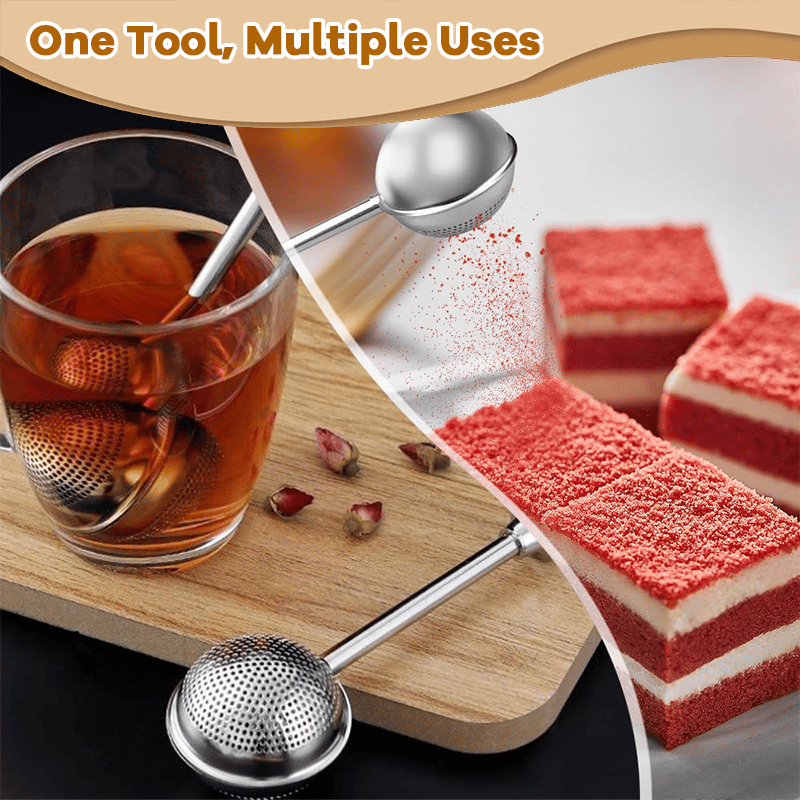 🔥LAST DAY 49% OFF - 🛠️🔥Multifunctional Stainless Steel Powder Sifter