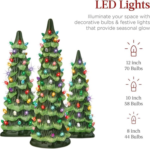 🎁🎄Retro ręcznie malowane choinki stołowe (⏰Ograniczona ilość)