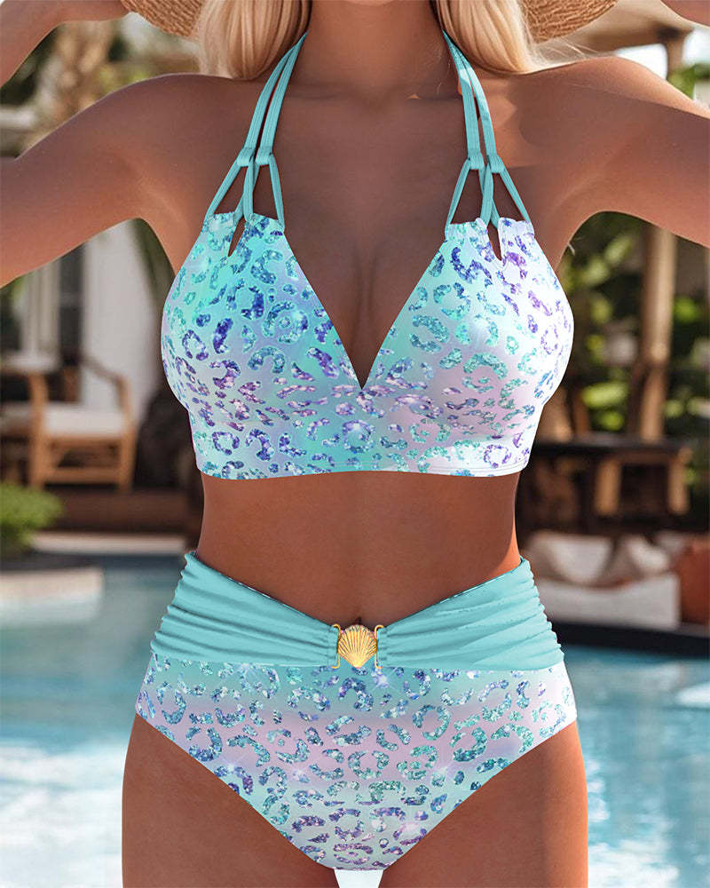 Kantarka Seksowna drukowana bikini stanika