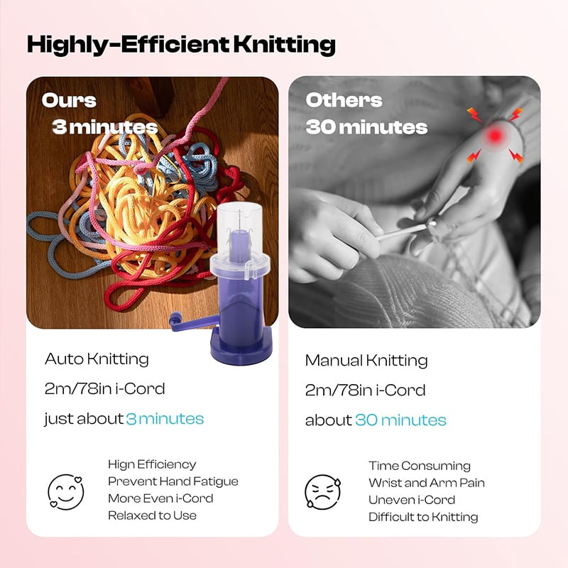 🔥MOTHER'S DAY SALE - Quick Cord Knitting Machine