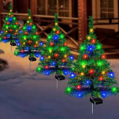 🎅Wyprzedaż świąteczna 49% TANIEJ🎄 Lampki choinkowe zasilane energią słoneczną, ozdoby świąteczne, podwórka zewnętrzne, ogrody, trawniki, małe lampki na ścieżki, oświetlenie nastrojowe