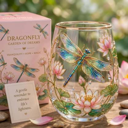 🌸🌿 Limited Edition 2026 Garden Morning Bliss Glass Tea Cup☀️☕