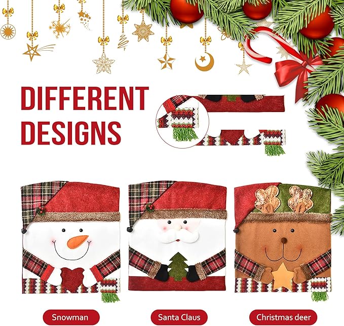 🎅Christmas Sale 49% OFF🎄Cute Christmas Themed Chair Covers🔥
