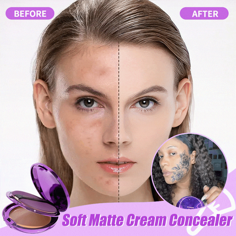 Last Day-Buy 1 Get 1 Free!Soft Matte Cream Concealer