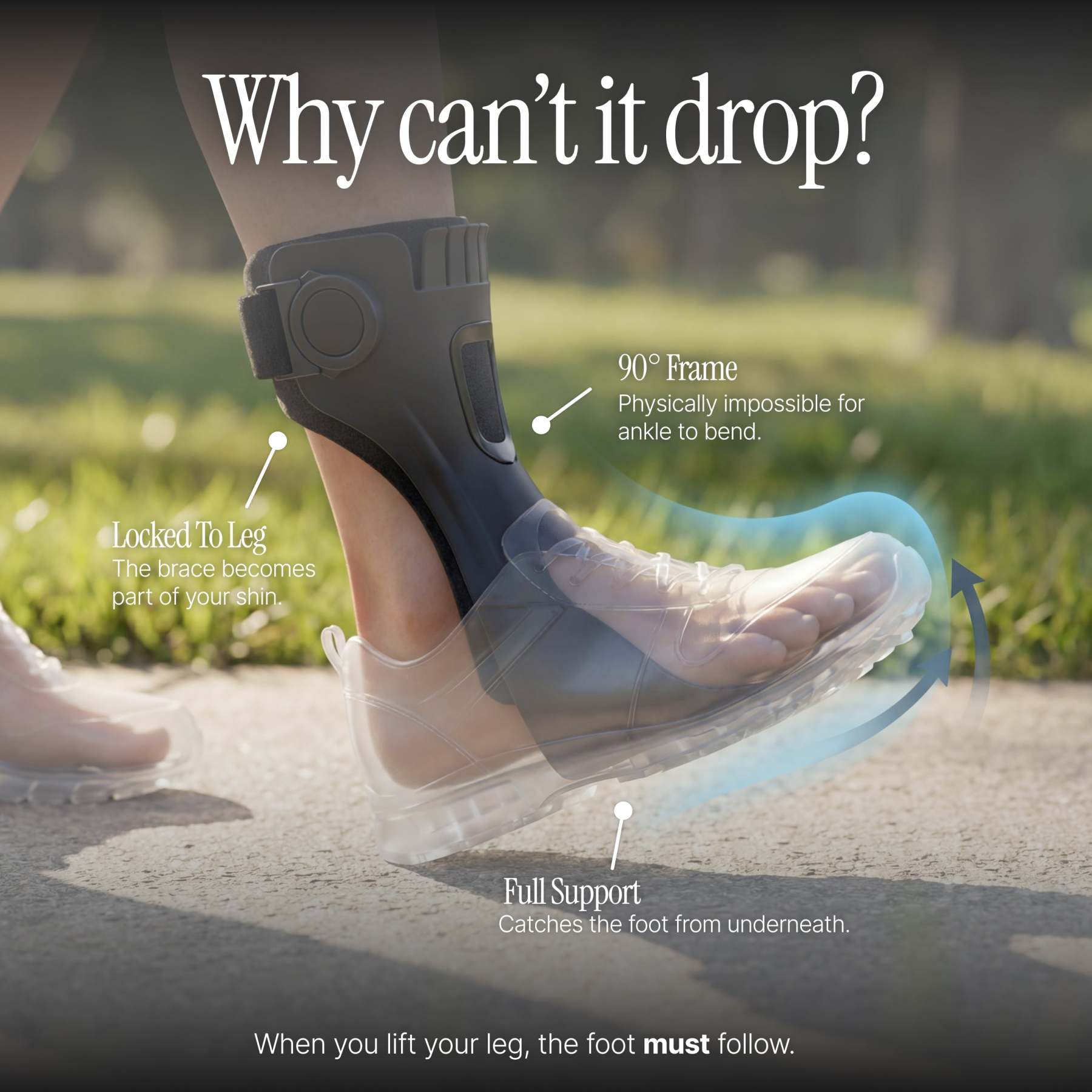 Foot Drop AFO Brace