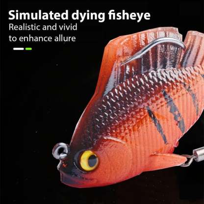 6Pcs Multiple Pre-Rigged Jig Head Soft FishingLures