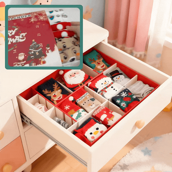 🎄24 Days of Christmas Countdown Socks Blind Box 🧦