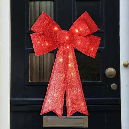 🎄 ​​Sparkle-now Pre-sale!​​ 🎀✨ ​​LIT CHRISTMAS BOW​​