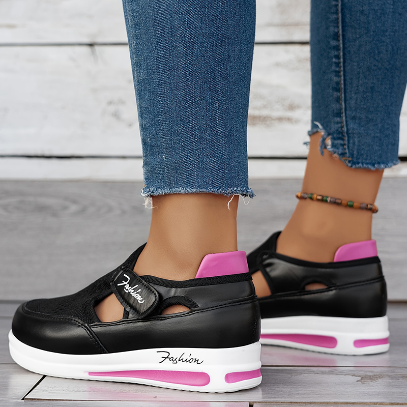 🔥Promocja ostatniego dnia – 50% zniżki - Damskie oddychające sneakersy ortopedyczne z siateczką i zapięciem na rzep