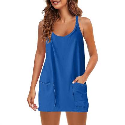 🔥Free Shipping 49% OFF✨Women's Summer Sleeveless Wide Mini Dress