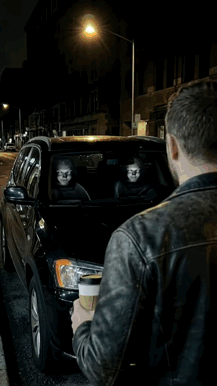 Funny headrest covers GIF