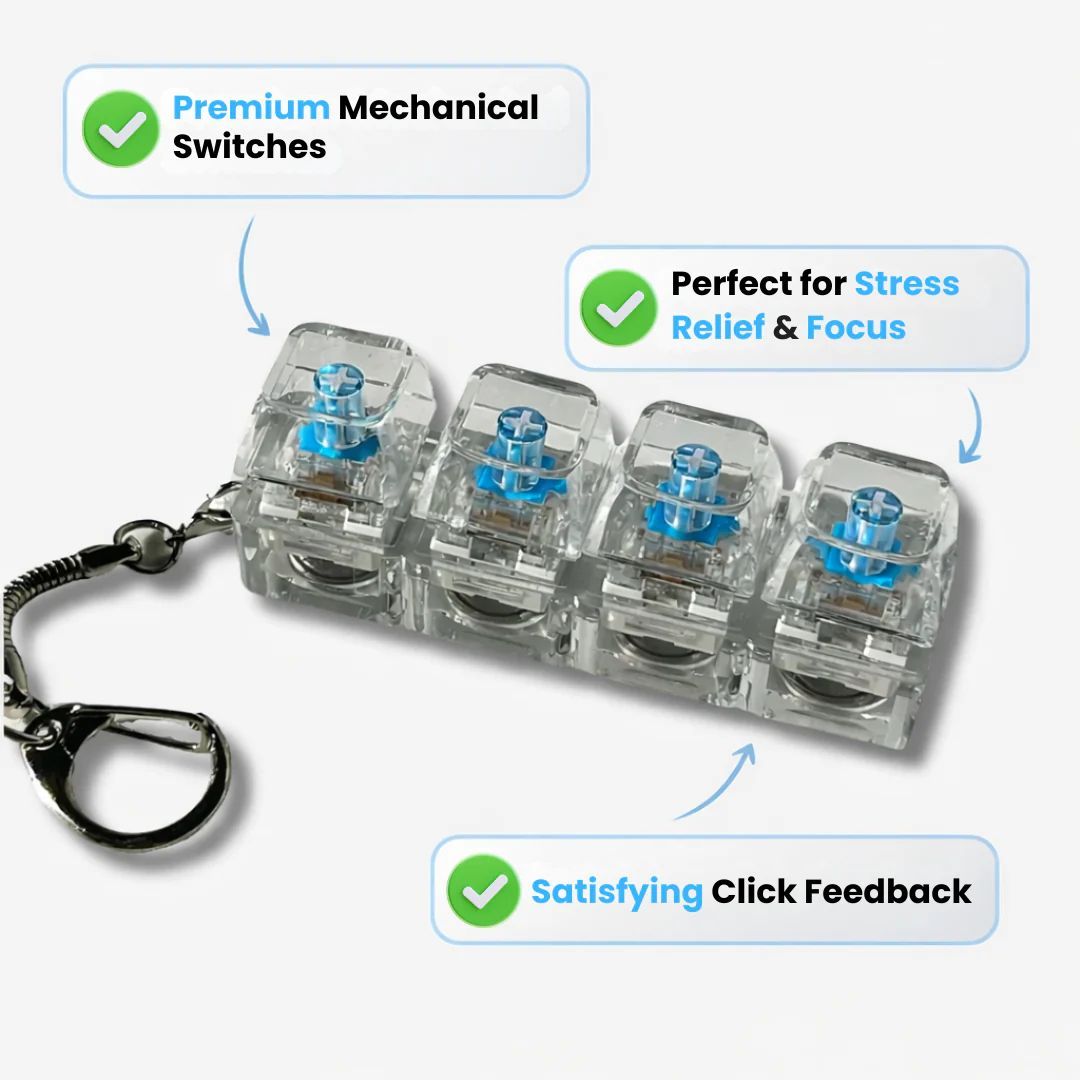 Mechanical Click-Fidget Keychain