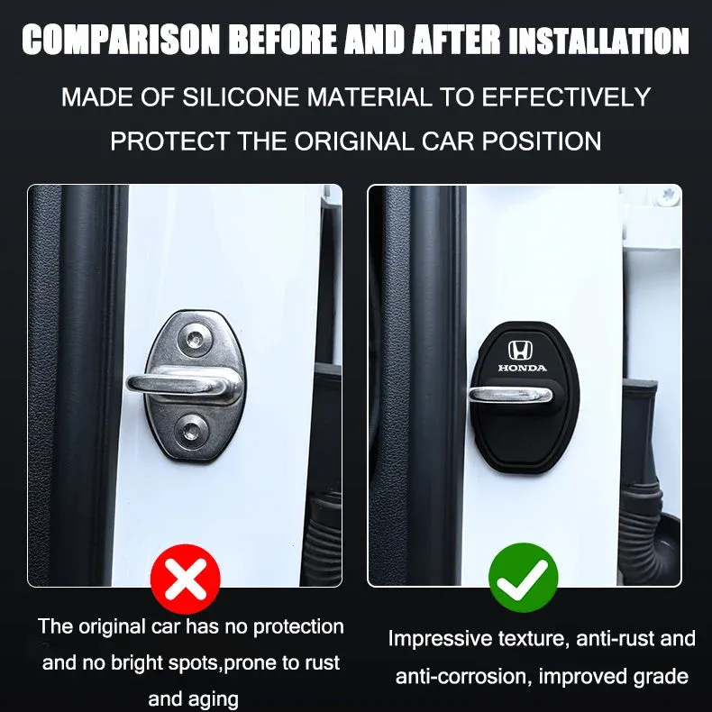 Car Silicone Door Latch Protective Cover(4 PCS/SET)