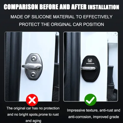 Car Silicone Door Latch Protective Cover(4 PCS/SET)