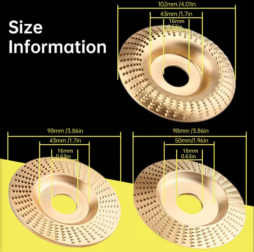 🔥🔨 Pro-Grade Wood Cutting Discs [3 PCS]