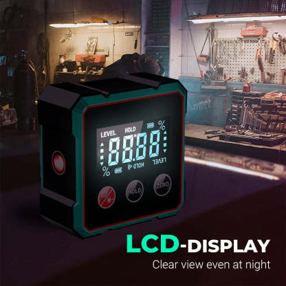 🎁2025 Hot Sale 50% OFF💥Magnetic Digital Angle Finder with Electronic Laser