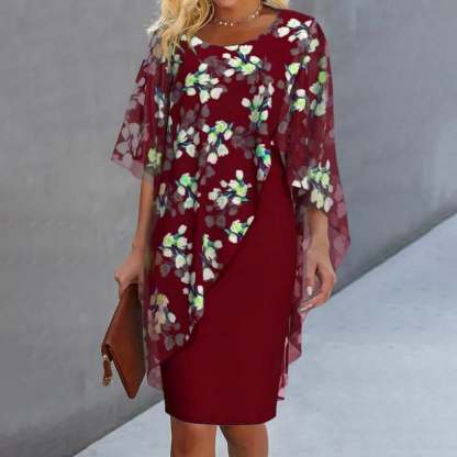 👗 40% OFF! ✨ Floral Overlay & Dress Set – Elegant, Feminine ✨