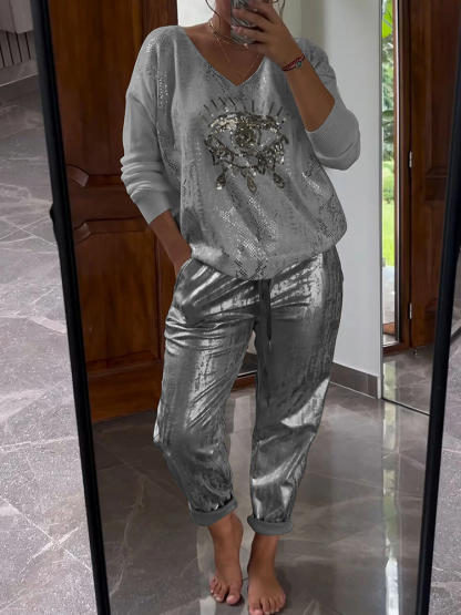 Modny dwuczęściowy komplet