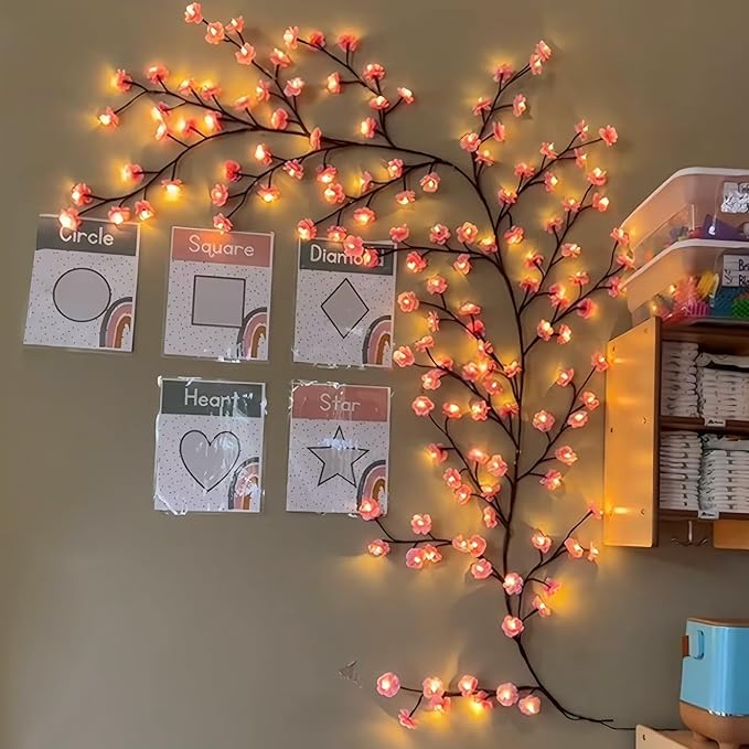 BRANCH LIGHT OŚWIETLENIE GAŁĘZI KWIATOWEJ WIŚNI