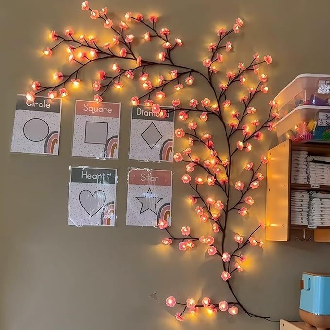 BRANCH LIGHT OŚWIETLENIE GAŁĘZI KWIATOWEJ WIŚNI