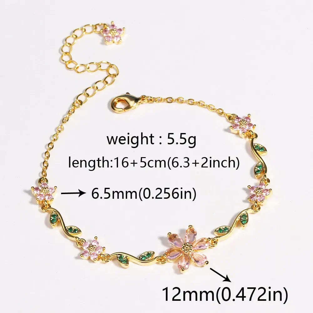 🔥2026 NEW ARRIVAL🔥 -Flower Bracelet（Perfect jewelry and gifts）