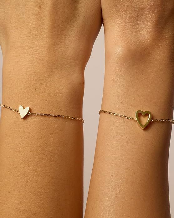 Plated Adjustable Matching Bracelets for Women – Share the Love, Wear the Connection💖